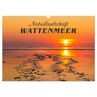 Naturlandschaft WATTENMEER (Wandkalender 2027 DIN A3 quer), CALVENDO Monatskalender