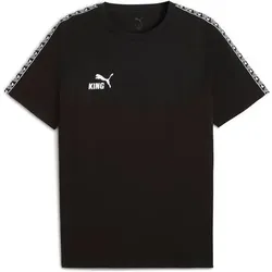 PUMA Herren Shirt teamKING Tee, Größe L in Schwarz Schwarz