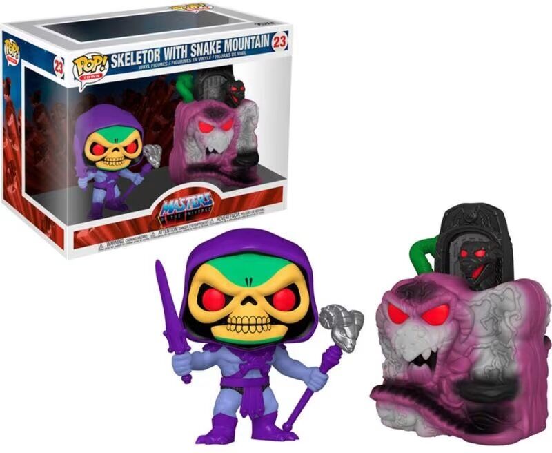 Funko Pop Town Animación Masters Of The Universe Montana Serpiente Con Skeletor 51469 Talla Única Unisex