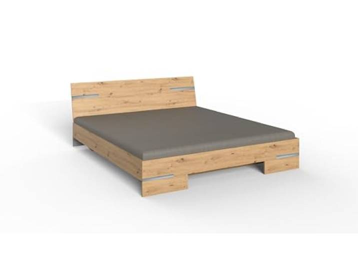 möbelando Bettgestell >Anna< in Artisan Eiche NACHBILDUNG - 149x81x210cm (BxHxT)
