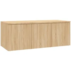 vidaXL TV-Schrank Sonoma-Eiche 80x34x30 cm Holzwerkstoff
