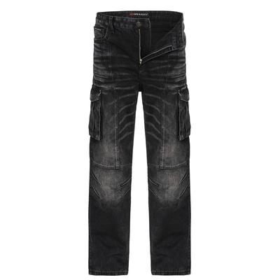 Cargojeans CIPO & BAXX "Cipo & Baxx Jeanshose CD897", Herren, Gr. W38/L34, schwarz, Casual, relaxed fit, Jeans, mit Reißverschluss