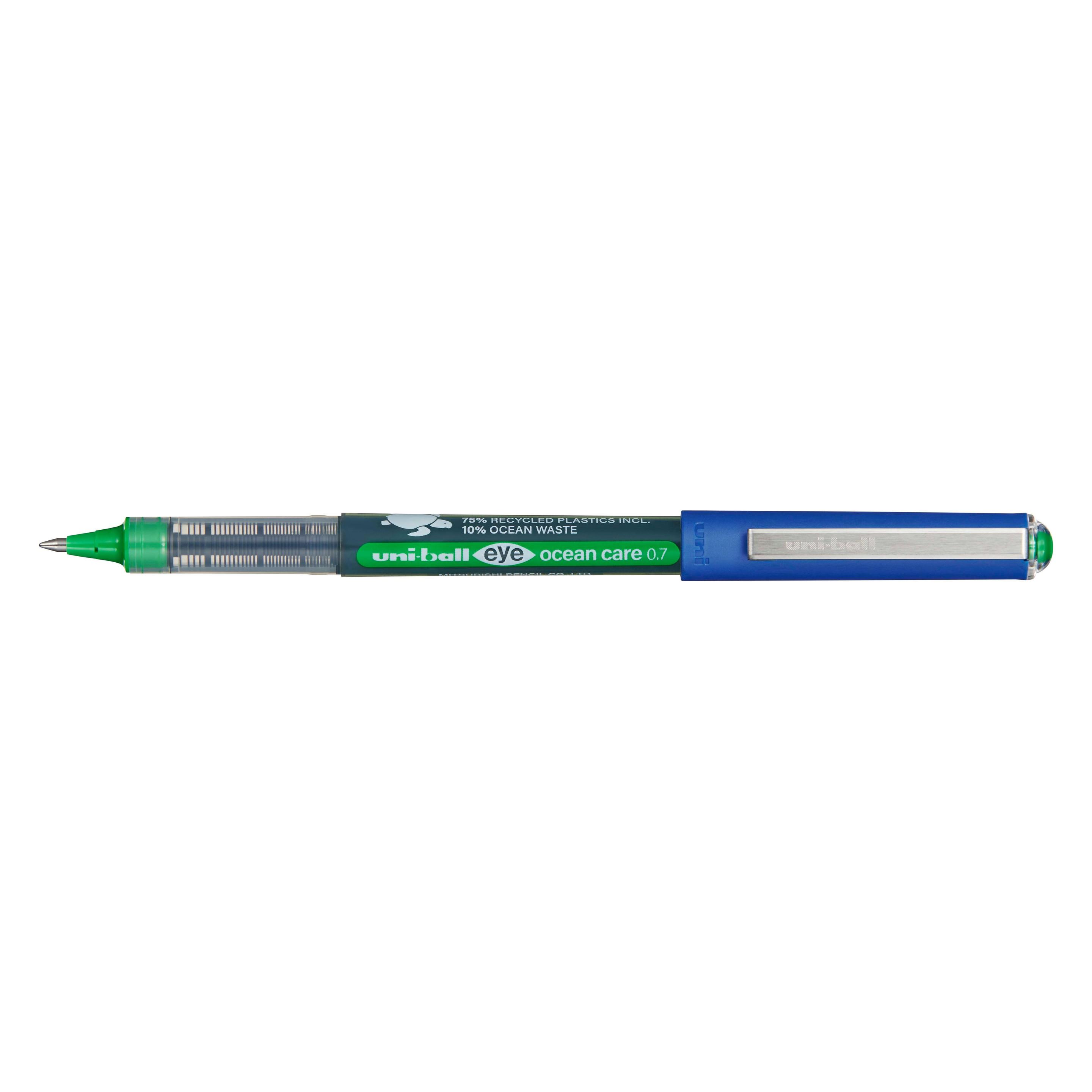Uni-ball UB EYE Ocean Care Gelschreiber 0,4 mm, Schreibfarbe: grün (1x) (148162)