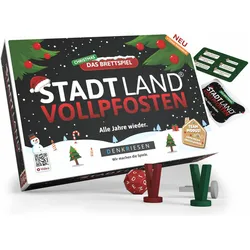 Denkriesen Stadt Land Vollpfosten - Brettspiel + Christmas Erweiterung (Deutsch, 4 - 12 Spieler)