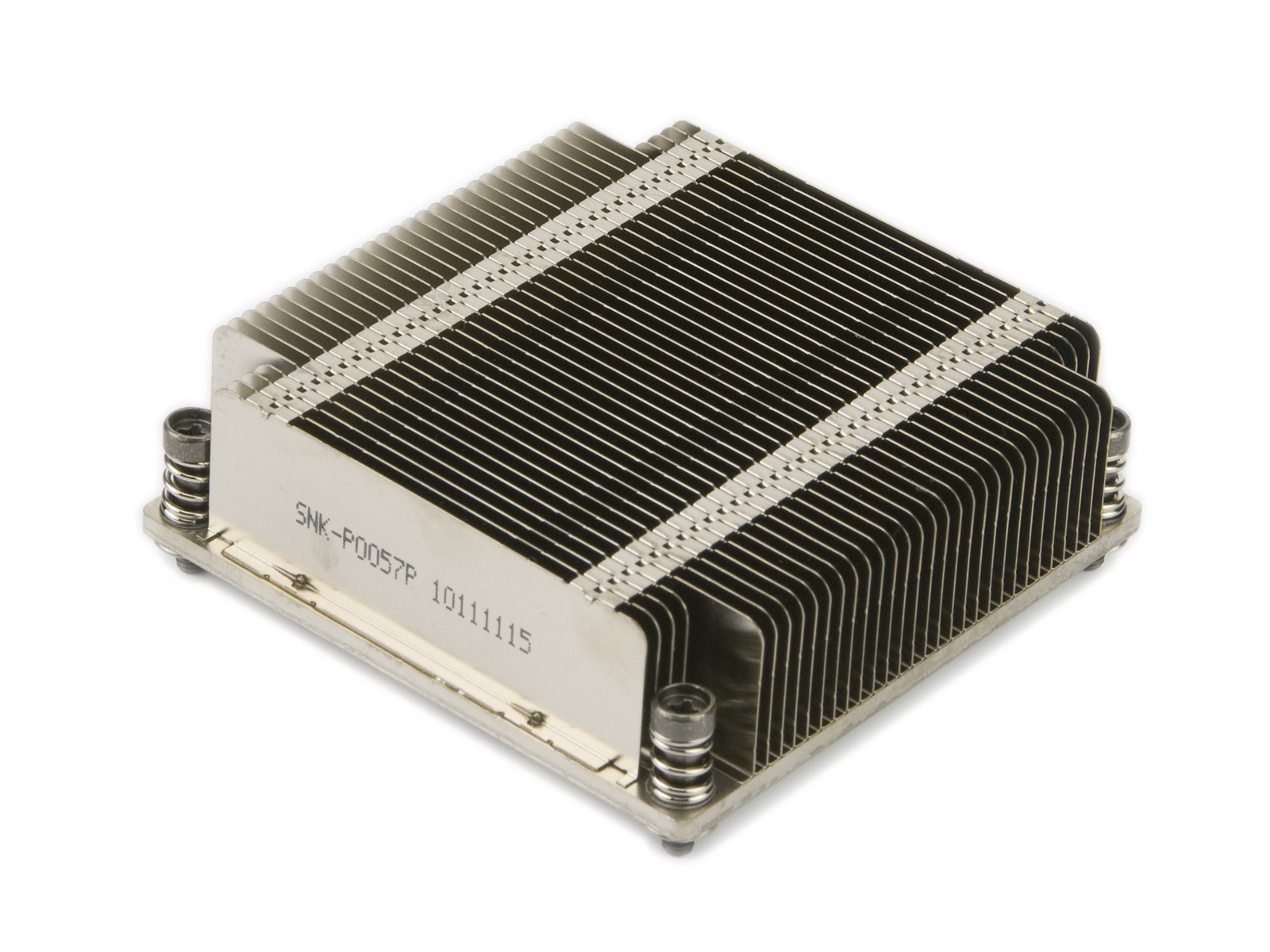 Supermicro Prozessor Heizkörper Computer Kühlkomponente 1U Passive High Performance CPU Socket LGA2011 Square ILM 145 W (SNK-P0057P)