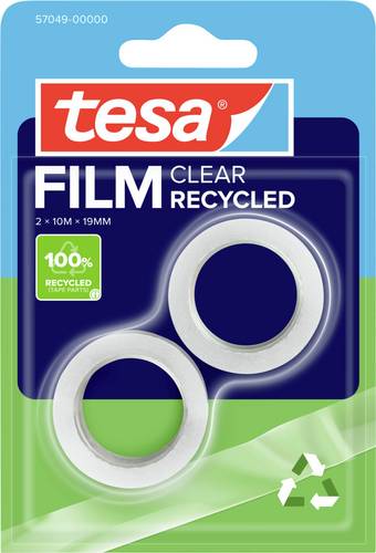 TESA 57049-00000-13 tesafilm Eco & Clear Transparent (L x B) 10m x 19mm 2St.