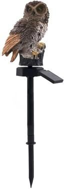 Uplifted Finds Solar Fairy House Garden Light With Warm White LED For Outdoor Decor brown Cute Owl