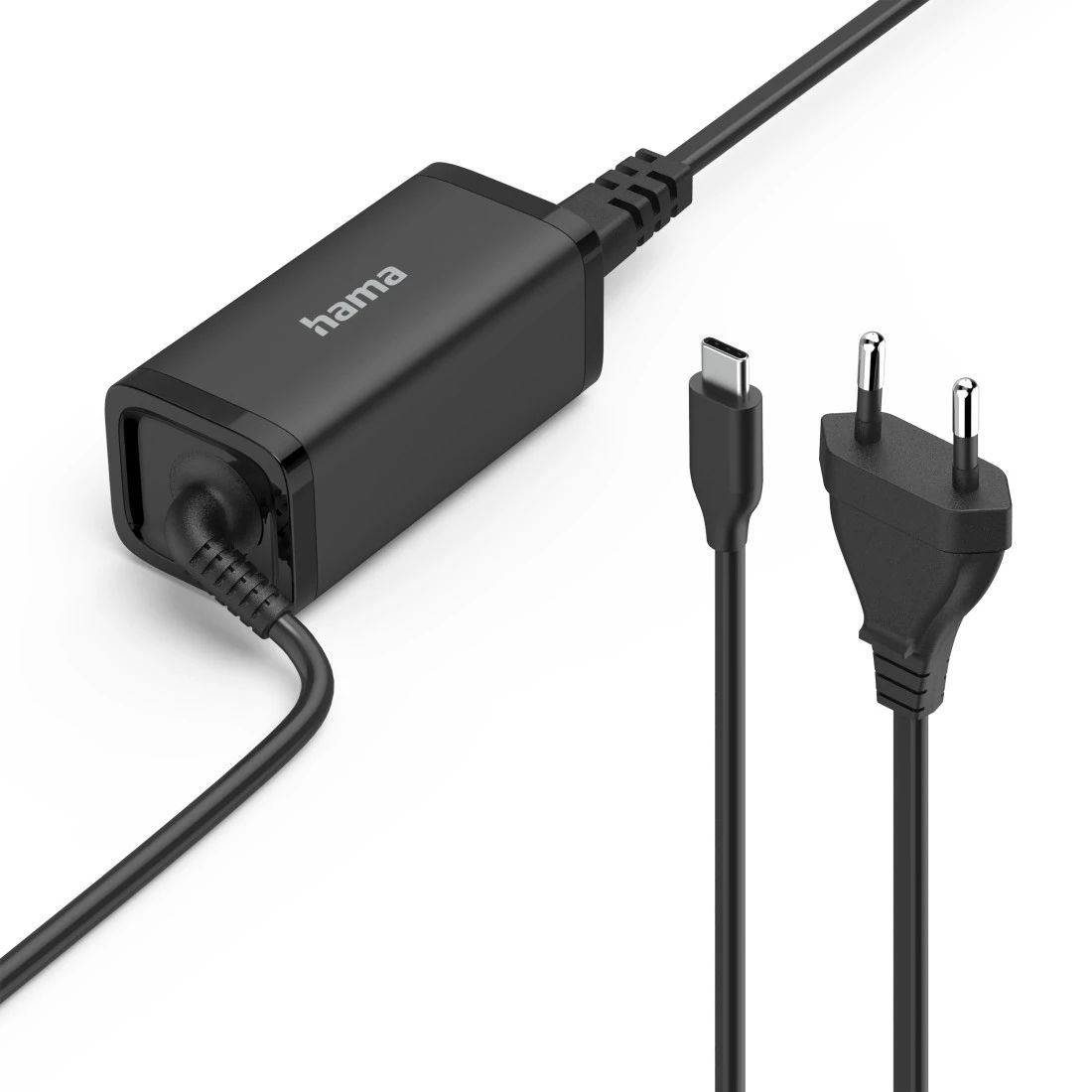Hama Universal-USB-C-Notebook-Netzteil, GaN, Power Delivery (PD), 5-20V/45W 00200022