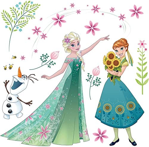 Komar Disney Frozen Sticker Frozen Flower voor de kinderkamer