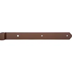 Ladenband DURAVIS® 400 ? 13 mm, gerade, Abschluss abgerundet, Material: Stahl, blau verzinkt, Oberfläche: rostbraun