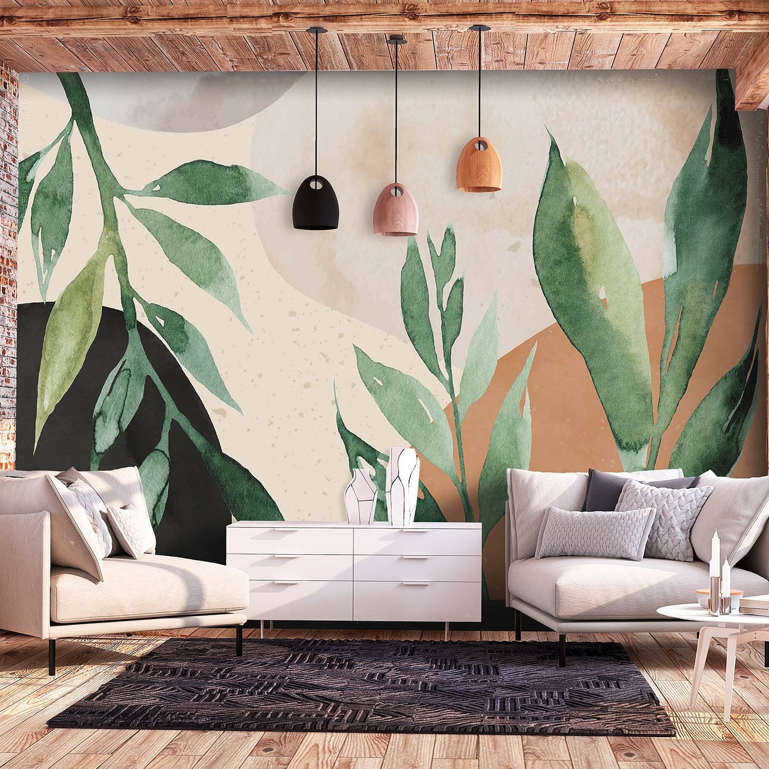 home24 Vlies-fotobehang Harmony of Nature, Multicolour, 200 cm