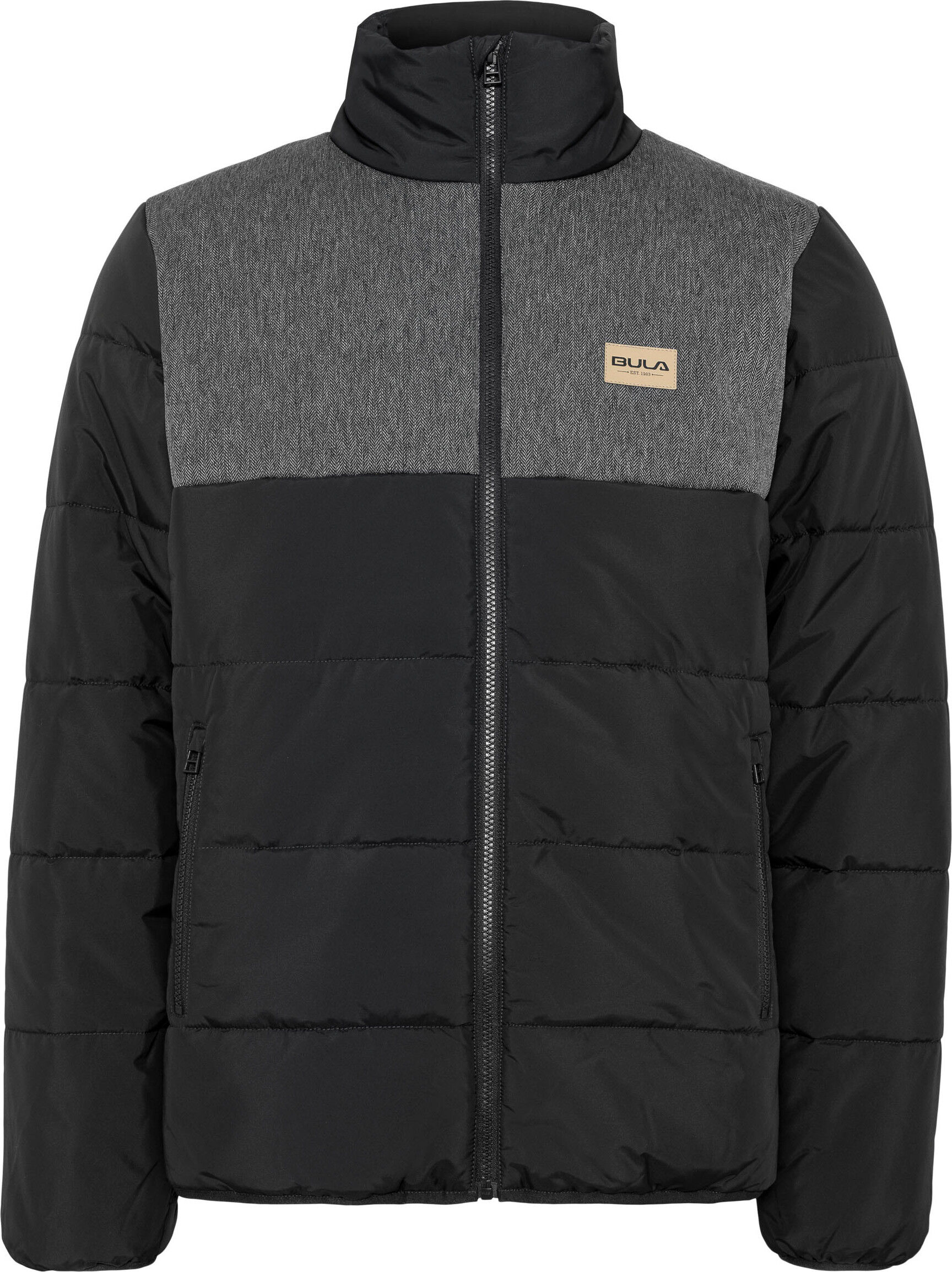 Bula Men's Jacket Contrast Puffer Black S
