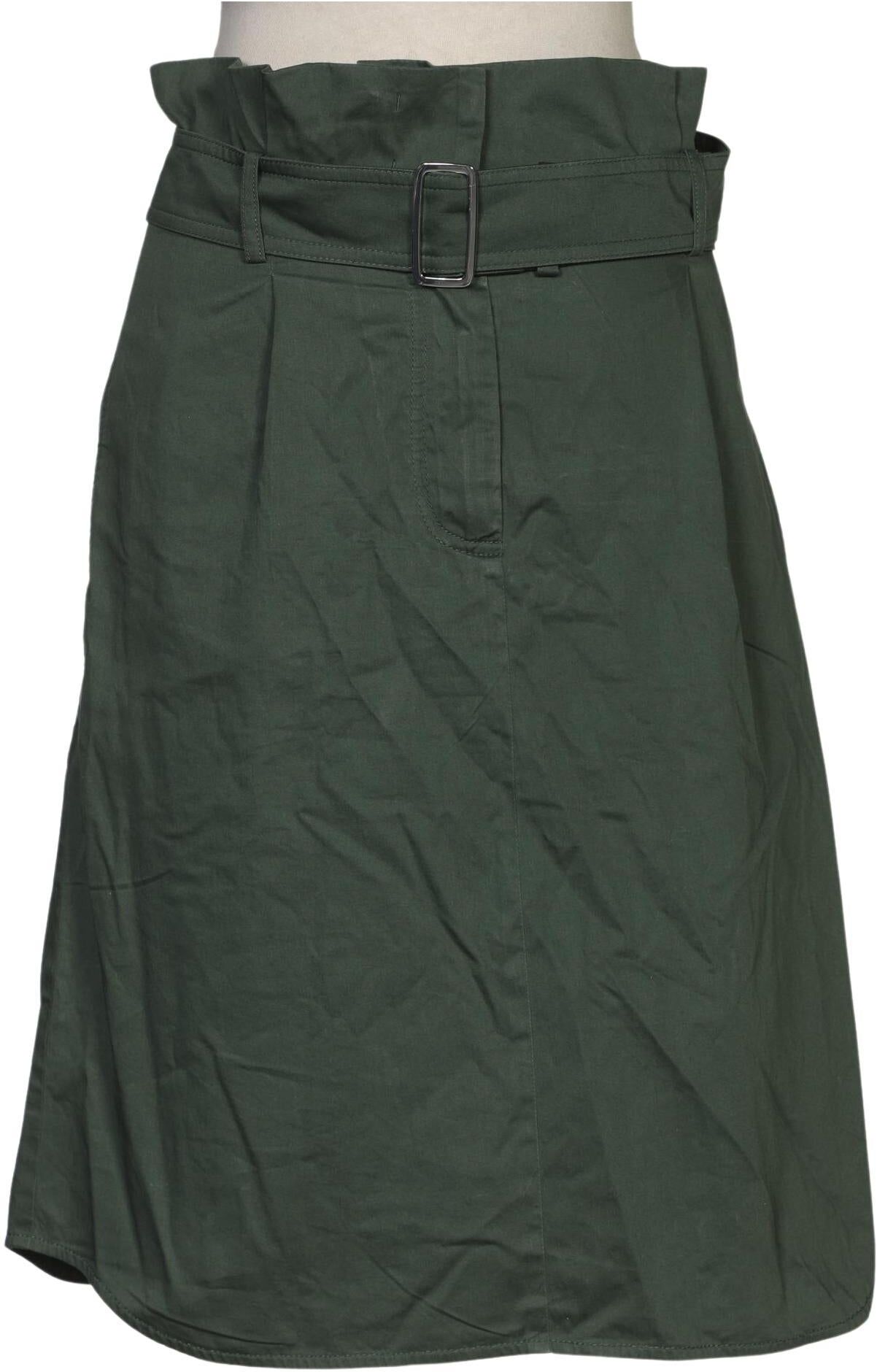 Weekend Max Mara Damen Rock, Grün, Gr. EU 40, Baumwolle - Second Hand