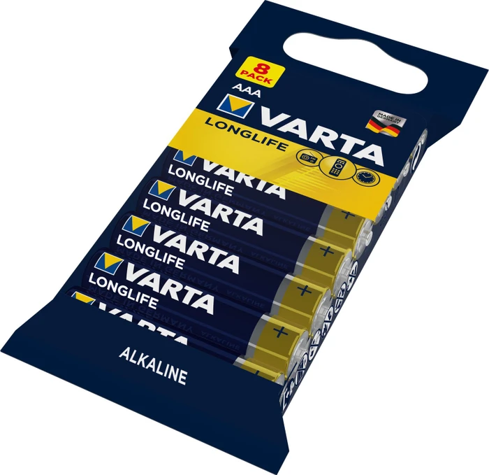Varta Longlife LR03 Alkaline AAA Micro Batterie 1.5 V 8er Pack