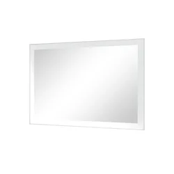 Spiegel 120 x 77 cm  ¦ weiß ¦ Glas,Aluminium,Holzwerkstoff ¦ Maße (cm): B: 120 H: 77 T: 3.0