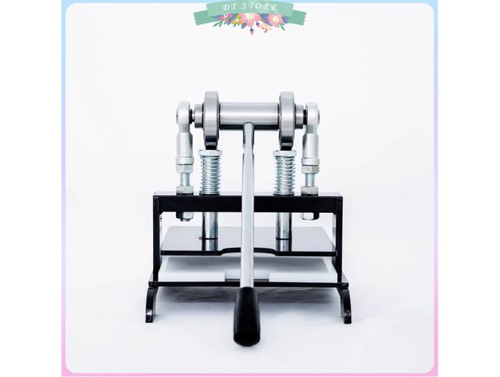 Machine manuelle de moulage du cuir, Machine de découpe et de poinçonnage de matériaux de feuille de PVC/EVA, outil de gaufrage de processus du cuir, bricolage, 20x20CM