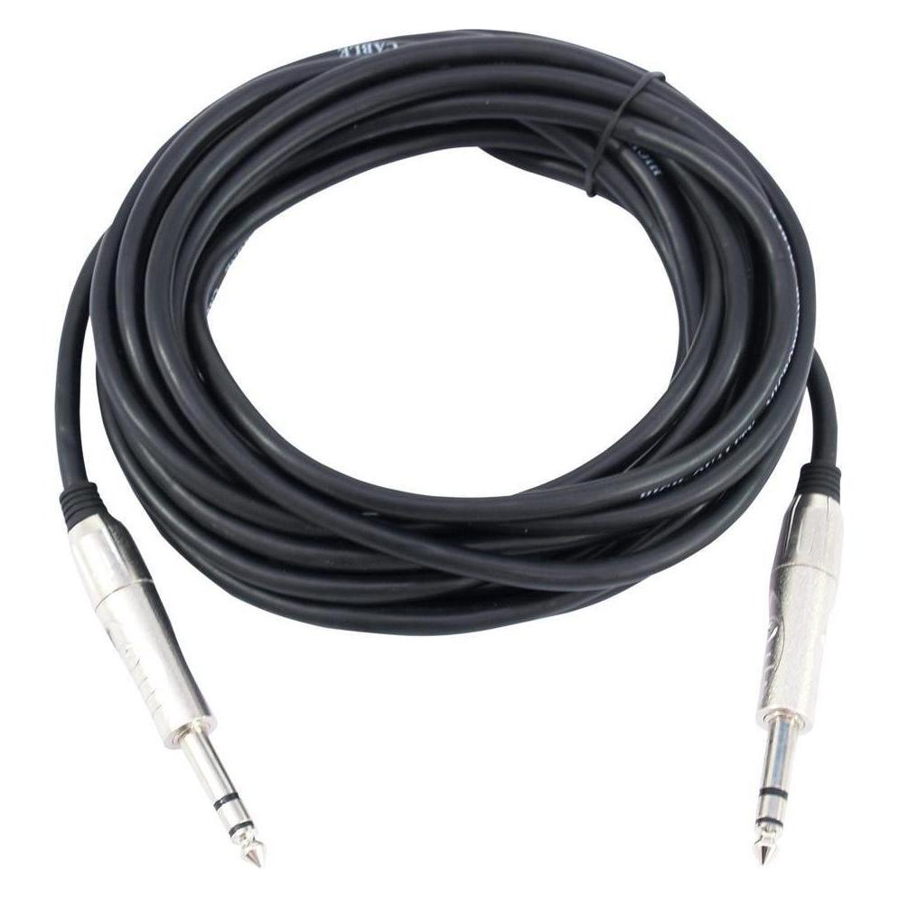 Omnitronic Klinkenkabel 6,3 stereo 6m sw ROAD (6 m) (3021165K)