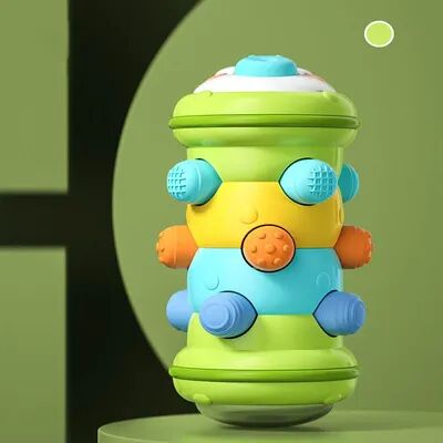 Tiny Tots Teens Trends Montessori Educational Baby Crawling Roller Toy, Tummy Time Activity, Sensory Development Toy For Infants green