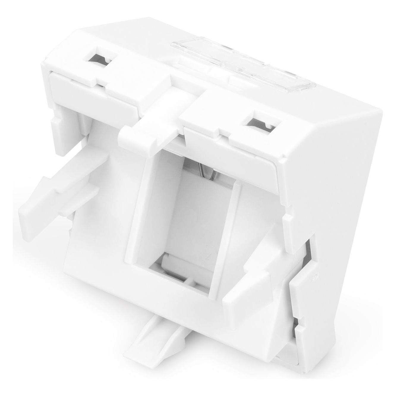 Digitus Frontplatte, 1-Port, 45 x 45 mm, abgewinkelt, für Rahmen DN-93802-5-SH (DN-93802-6-SH)