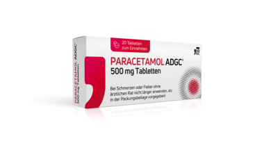Zentiva Pharma GmbH PARACETAMOL ADGC 500 mg Tabletten 20 St 17502496