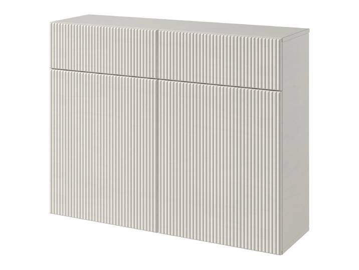 Table de chevet suspendue massive SKAO 90 x 70 x 28cm Beige/Cachemire