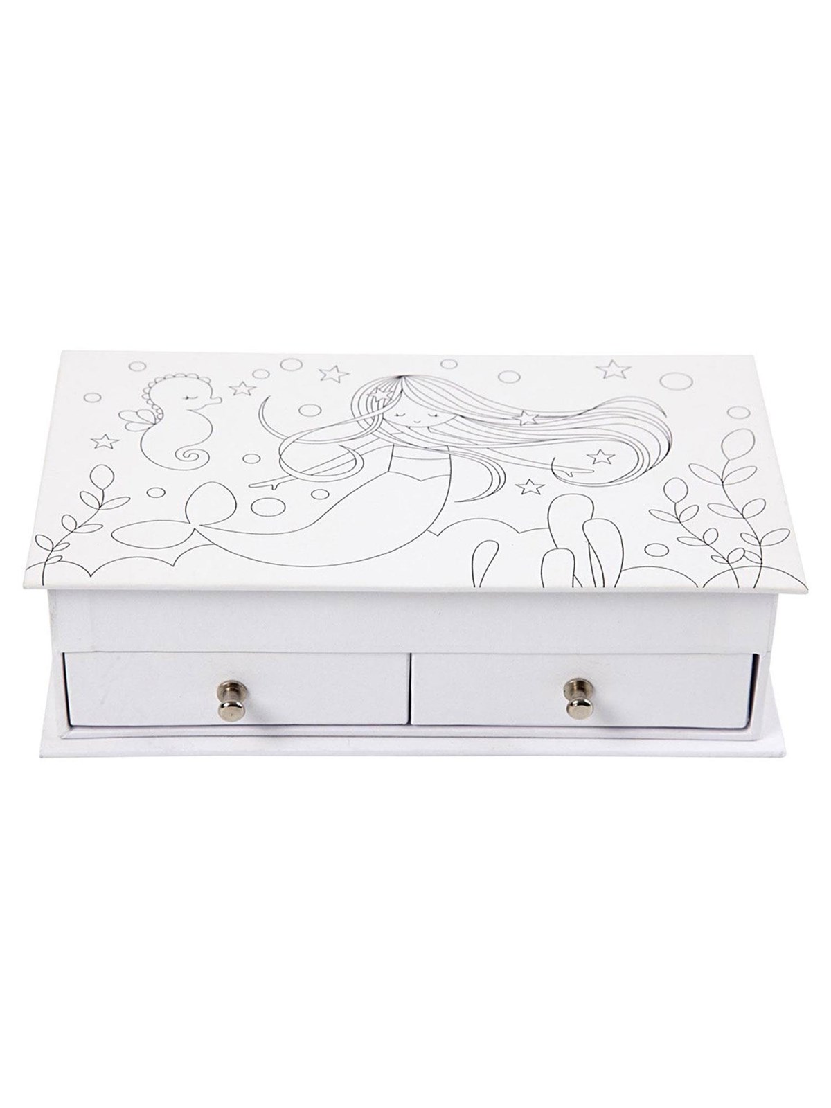 Creativ Company Jewelery box Papier mâché Mermaid with mirror