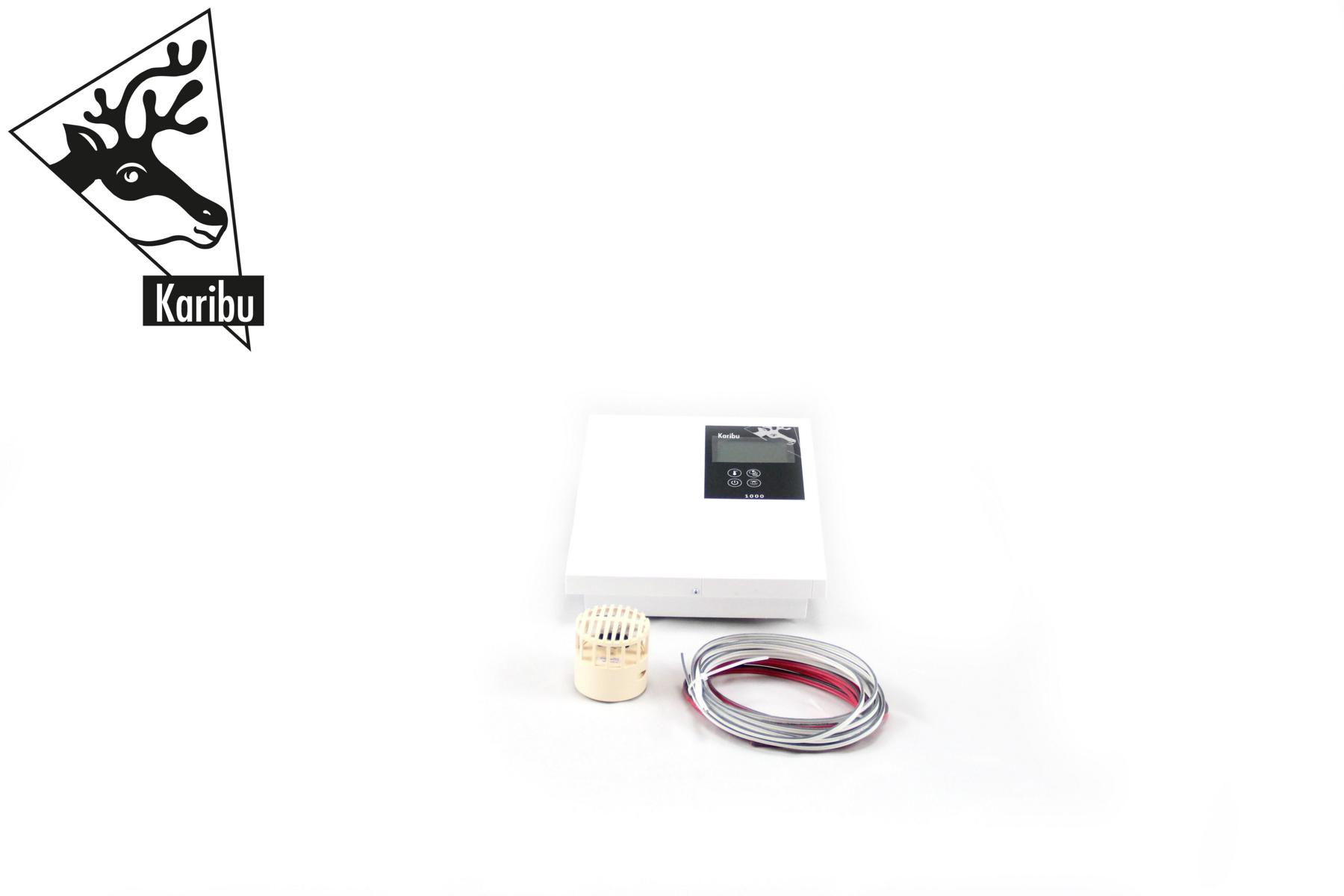 KARIBUHOLZT Steuergerät Classic finnisch für 4,5+ 9 KW Leistung,weiß 09231345