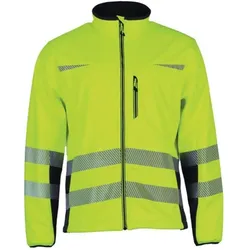 Prevent Trendline,  Warnschutz-Softshelljacke Prevent Trendline Grösse L gelb/schwarz (L)