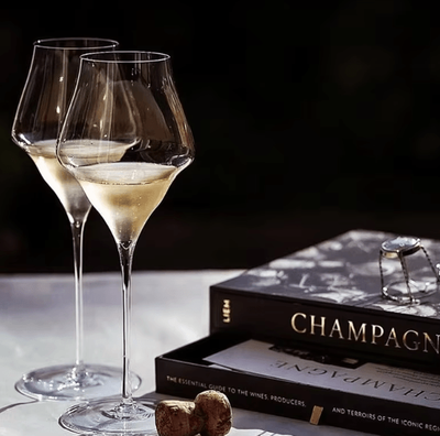 Inspire Curations Luxury Handmade Crystal Wine Glass Ultra Thin 0.5mm Champagne & Fine Wine Cup 440ml Wine