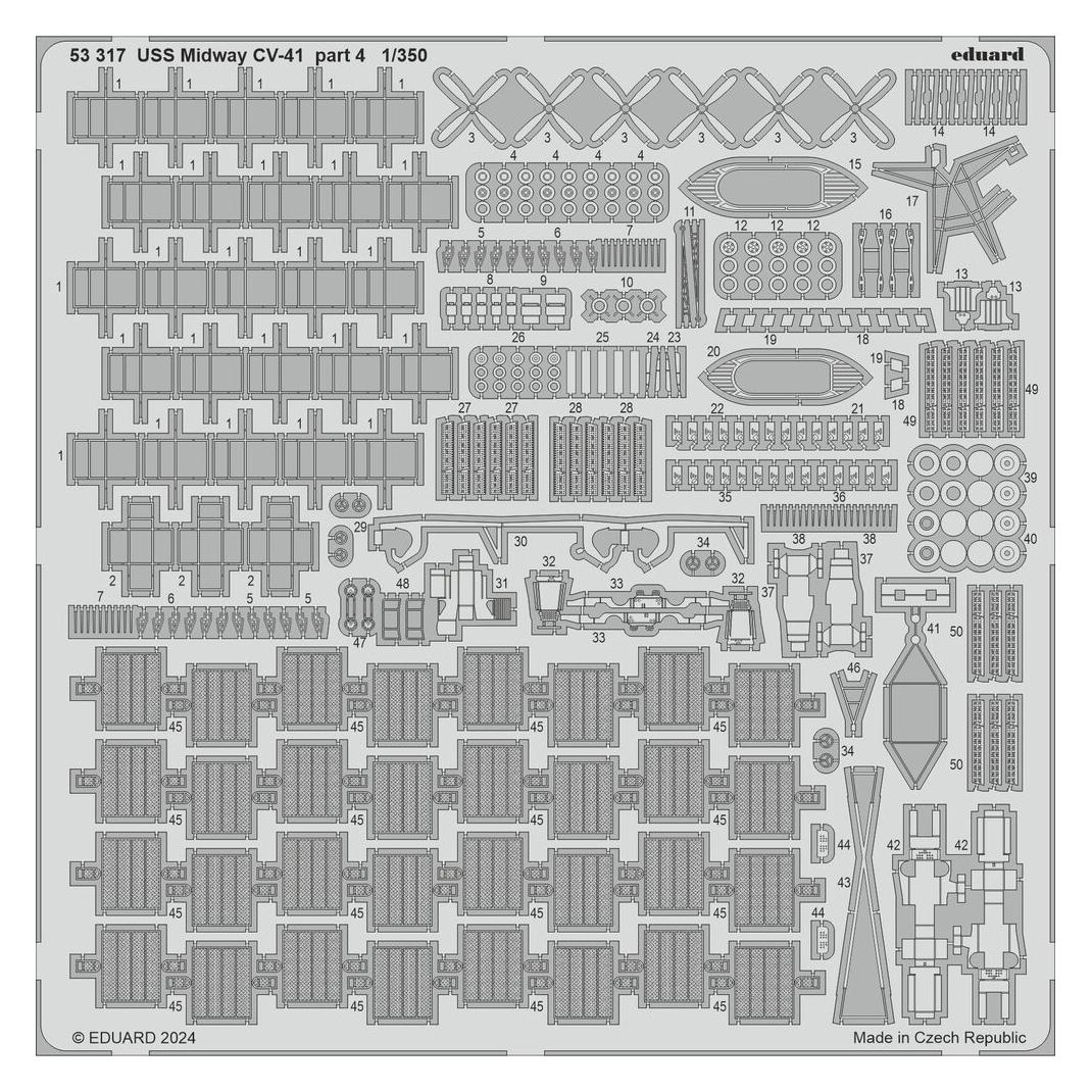 Eduard USS Midway CV-41 TRUMPETER (BIG5375)