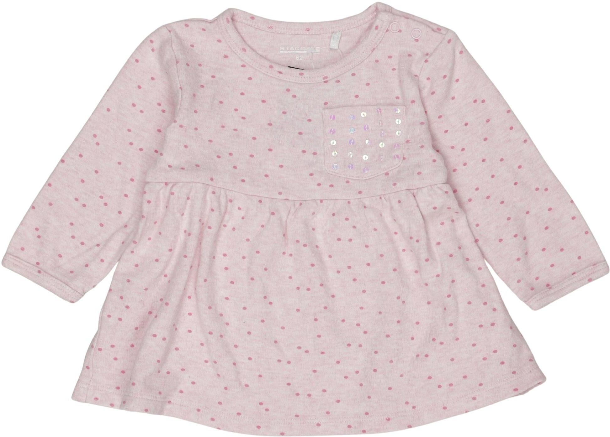 Staccato Mädchen Kleid, Pink, Gr. EU 62, Baumwolle - Second Hand