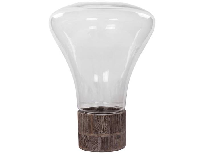 Kayoom Windlicht, Grau, Glas, 38 cm, Glaseinsatz, Dekoration, Laternen & Windlichter, Windlichter