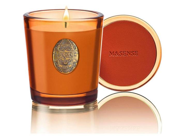 Duftkerze Orange Goji 260g Sojawachs 55 Stunden Brenndauer, Paraffin, 15.8 cm, Dekoration, Kerzen & Kerzenhalter, Duftkerzen