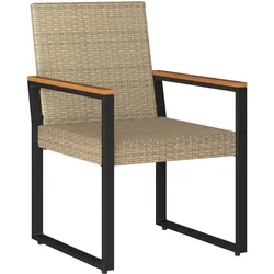 vidaXL, Gartenlounge, Berdenen (1 x Bank + 2 x Stuhl + Tisch)