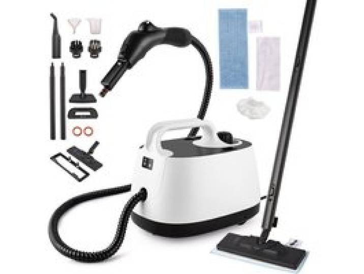 Shampouineuse 2000W Nettoyeur Vapeur 4 Bars Réservoir 1600 Ml 2000W 4 Bars 1600 Ml 15 Accessoires Vapeur Sans Produits Chi[NV109]