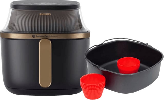 Philips Airfryer XL 3000 Serie NA332/00 met bakmeesterset