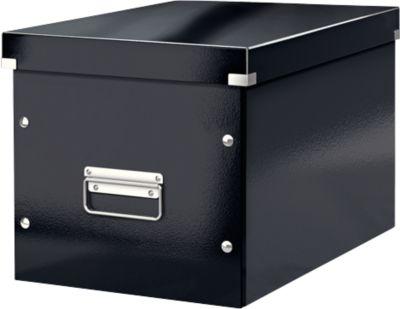 LEITZ® Aufbewahrungsbox Click + Store, für ovale/höhere Gegenstände 320 x 310 x 360 mm, schwarz