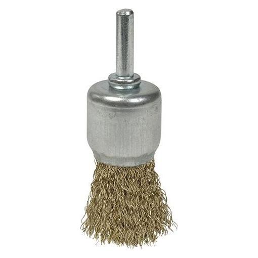 Mota Herramientas Bürsten mit Schaft und Handbürsten gewellter Stahldraht mit 6 mm Schaft ø17 mm (49824349)