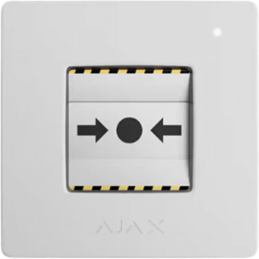 Ajax 87645.171.Nc1 Manualcallpoint Jeweller Bianco Pulsante Manuale Wireless Programmabile Per Allarmi E Scenari Di Emergenza