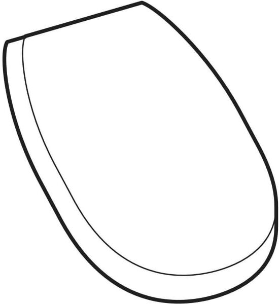 Geberit (Keramag) Corso Urinal-Deckel, abnehmbar 573900, weiss, 573900000 573900000