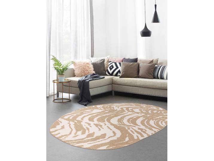 Hochflorteppich Liora 160 x 229cm Beige
