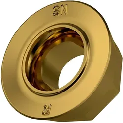 Pramet Fräswendeschneidplatte ISO RDMT 120500SN-R:M8340 D.5,5mm PVD beschichtet Gold