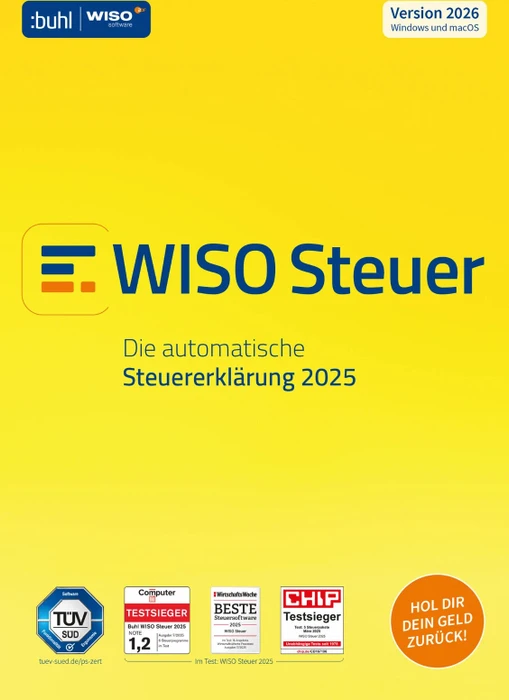 Steuer 2026, Finanz-Software Deutsch ESD