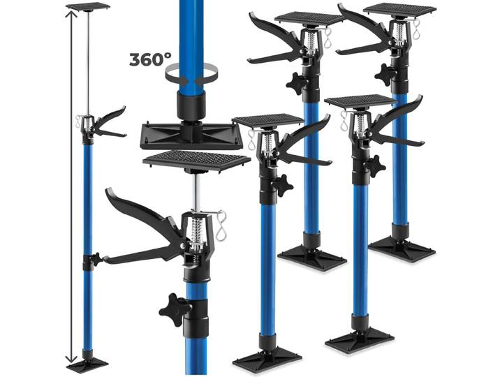 4 Türspanner, 51 bis 115cm - blau