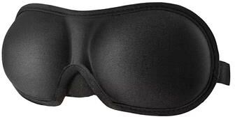 Inspired Finds SleepVoid 3D Contoured Sleep Mask Sanctuary For Travel, Daytime Naps & Night Rest black b