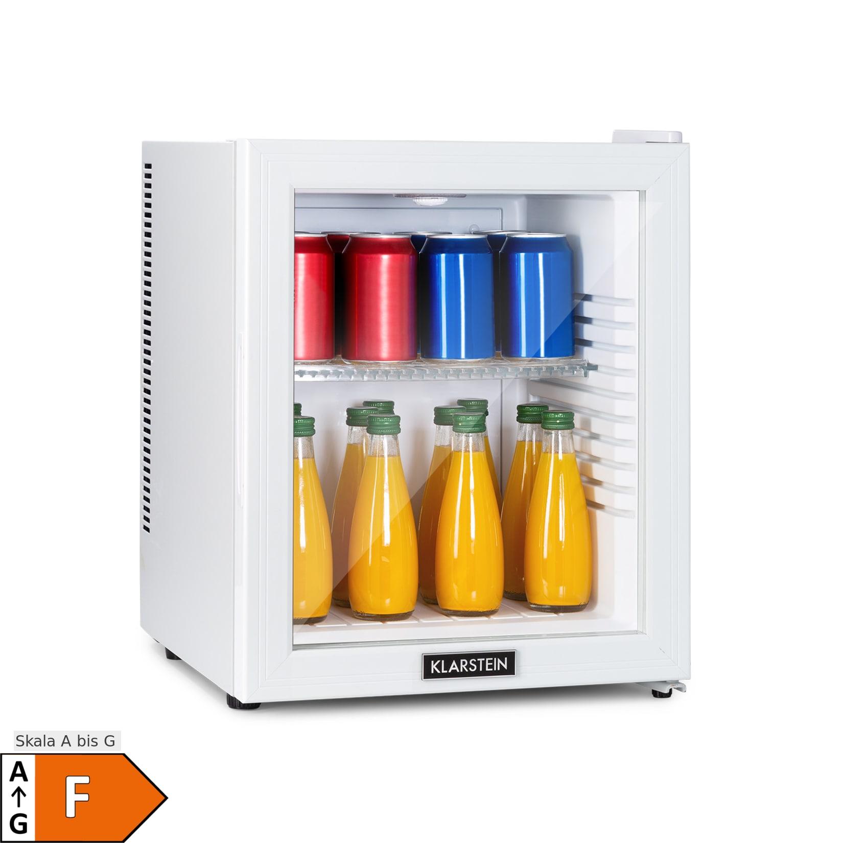 Brooklyn 30 Mini-Kühlschrank Glastür LED Ablage