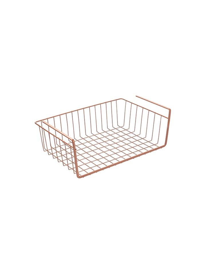 metaltex Schrankkorb "Tomado" in Kupfer - (B)40 x (H)14 x (T)26 cm - onesize