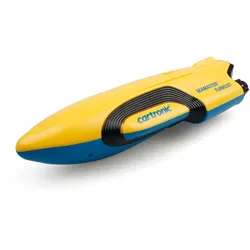 Cartronic RC Schiffe 2.4 GHz Seamaster Turbojet Speed Boot Farbe Gelb-Blau