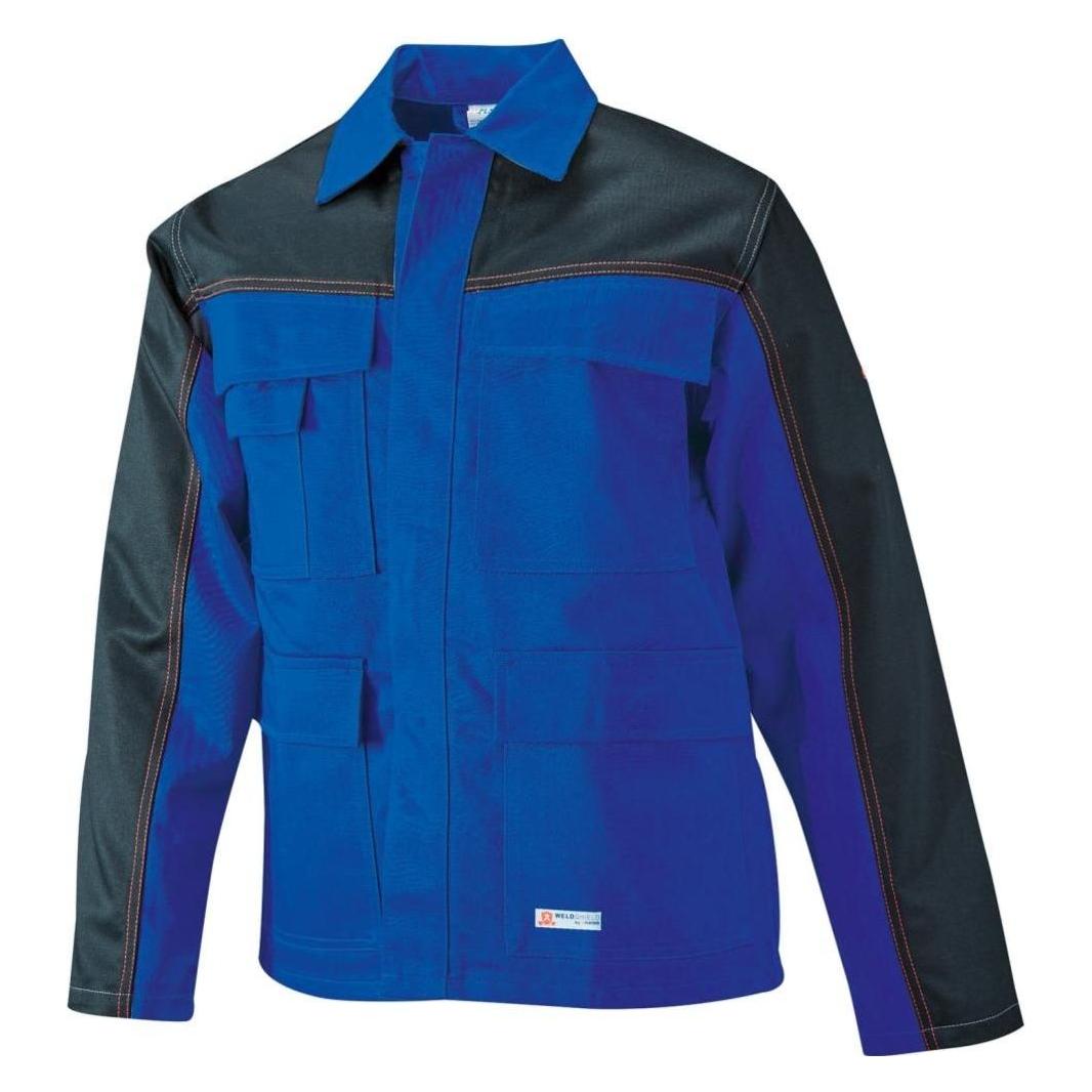 Planam Hitze-/Schweisserschutz-Jacke WeldShield blau/schwarz, Gr.60 (60) (5511060)