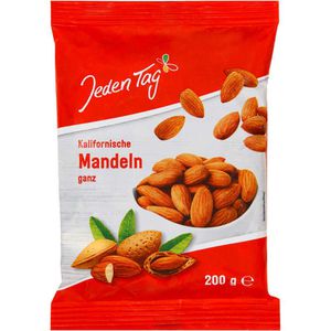 JedenTag Mandeln ohne Schale, naturbelassen, roh, 200 g